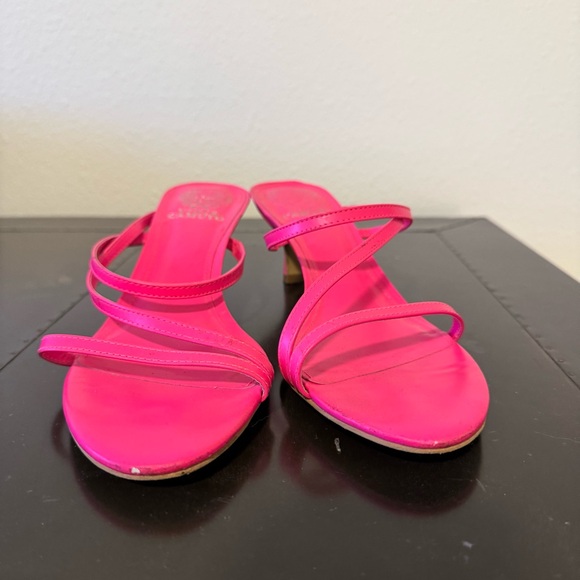 Vince Camuto Pink Kitten Heel Sz 9 - Picture 2 of 9
